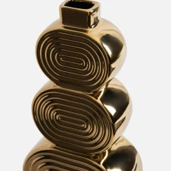 inny Wazon modernistyczny złoty 30 cm