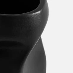Wazony|inny Wazon nowoczesny czarny 15 cm