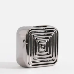 inny Wazon nowoczesny srebrny 11 cm