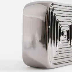 inny Wazon nowoczesny srebrny 11 cm