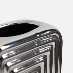 inny Wazon nowoczesny srebrny 11 cm