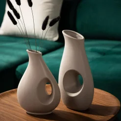 inny Wazon nowoczesny szary 20 cm