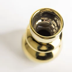 Wazony| Wazon nowoczesny złoty 25 cm