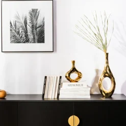 Wazony|inny Wazon nowoczesny złoty 20 cm