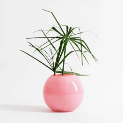 Wazony|SOLBIKA Wazon różowy KULA 17 cm