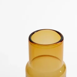 Wrześniak Wazon szklany BURSZTYN 7x19 cm