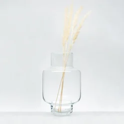 Wazony|SOLBIKA Wazon szklany przezroczysty 30 cm