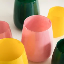 Wazony|inny Wazon szklany zielony ZINNIA 17 cm