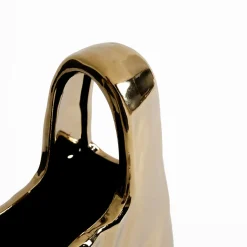 inny Wazon w kształcie torby złoty 20,5 cm