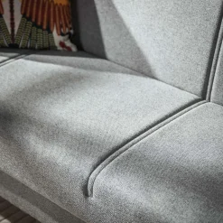 inny Wersalka rozkładana z poduszkami szara PORTA