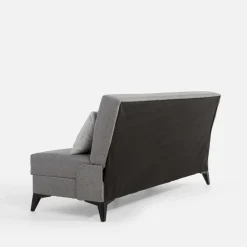 inny Wersalka rozkładana z poduszkami szara PORTA