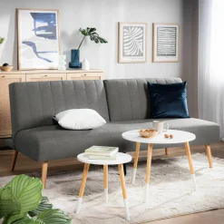 Wersalki|Sofy|inny Wersalka szara LESPINA