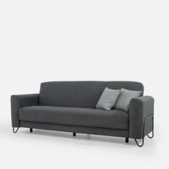 inny Wersalka szara z poduszkami ELIS