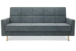 Wersalki|Sofy| Wersalka welurowa szara PEAK NEW