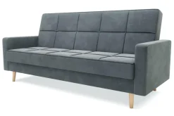 Wersalki|Sofy| Wersalka welurowa szara PEAK NEW