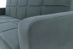 Wersalki|Sofy| Wersalka welurowa szara PEAK NEW