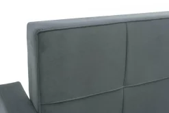 Wersalki|Sofy| Wersalka welurowa szara PEAK NEW