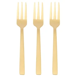 Sztućce|Kulig Widelczyk do ciasta PIANO GOLD, kpl 3 szt.