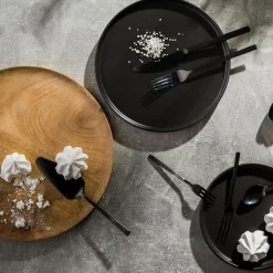 Sztućce|Kulig Widelczyk do ciasta PIANO BLACK kpl. 3 sztuk