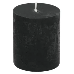 Świeca czarna RUSTIC 6,5x8 cm