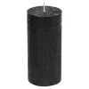 Świece, Świeczniki I Latarenki| Świeca czarna RUSTIC 6,5x14 cm