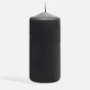 Świeca dekoracyjna czarna 6x13 cm
