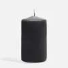 Świeca dekoracyjna czarna 6x10 cm
