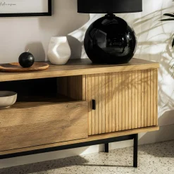 Świeca kula czarna RUSTIC 8 cm