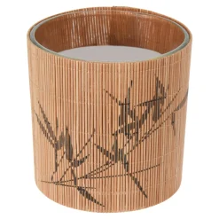 Świece, Świeczniki I Latarenki| Świeca w bambusowej osłonce 8 cm