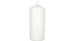 Świeca walec biała 6x13 cm