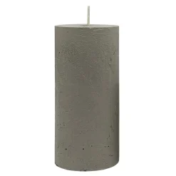 Świeca walec len RUSTIC 6,5x14 cm