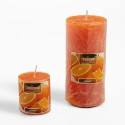 inny Świeca walec ORANGE 5x5 cm