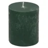 Świece, Świeczniki I Latarenki| Świeca zielona RUSTIC 6,5x8 cm