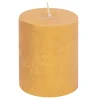 Świece, Świeczniki I Latarenki| Świeca złota RUSTIC 6,5x8 cm