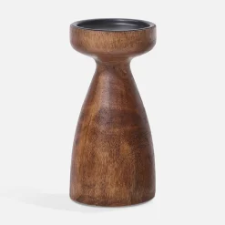 Świece, Świeczniki I Latarenki|inny Świecznik drewniany 19 cm