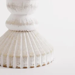 Świece, Świeczniki I Latarenki|inny Świecznik na jedną świecę biały 27 cm