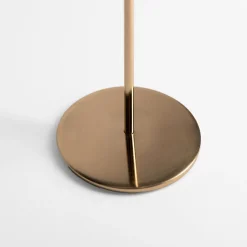 inny Świecznik na pojedynczą świeczkę złoty 22 cm