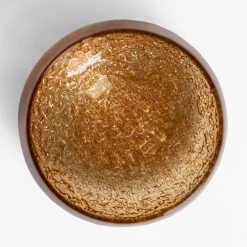 Świece, Świeczniki I Latarenki|inny Świecznik szklany beżowy 8 cm