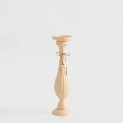 Świecznik vintage na jedną świecę 39 cm