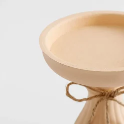 Świece, Świeczniki I Latarenki| Świecznik vintage na jedną świecę 20 cm