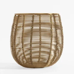 inny Świecznik złoty 12x12 cm