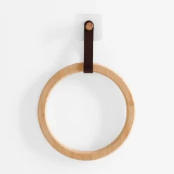 Wieszaki, Półki Tekstylne, Organizery|inny Wieszak łazienkowy bambusowy okrągły MIX