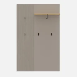 Wieszaki Do Przedpokoju|Esteti Wieszak DOMINICA z ryflowaniem i półką