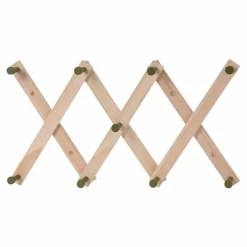 Wieszak drewniany do przedpokoju 12,5x31,5 cm MIX