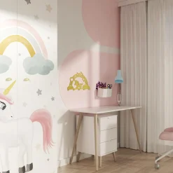 Wieszaki, Półki Tekstylne, Organizery|ADBOX Wieszak JEDNOROŻEC żółty KIDDON