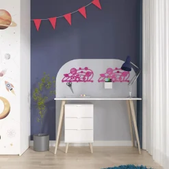 Wieszaki, Półki Tekstylne, Organizery|ADBOX Wieszak KOSMOS różowy KIDDON