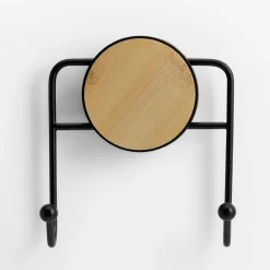 inny Wieszak na ręczniki bambusowo-czarny