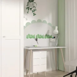 Dekoracje|Wieszaki, Półki Tekstylne, Organizery|ADBOX Wieszak zielony LIŚCIE KIDDON