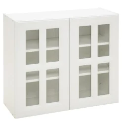 Szafki Kuchenne| Witryna BASIC PLUS BP/G80W biały mat