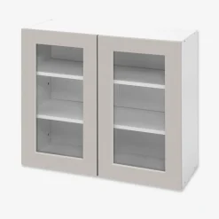 Szafki Kuchenne| Witryna BASIC PLUS BP/G80W clay grey